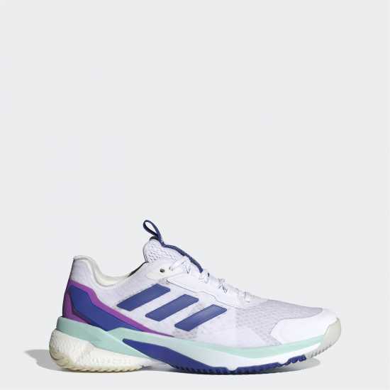 Adidas Crazyflight Womens Court Shoes Бяло/Синьо Нетбол