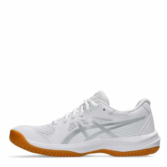 Asics Upcourt 6 Netball Shoes Womens Бяло/Сребърен Дамски маратонки