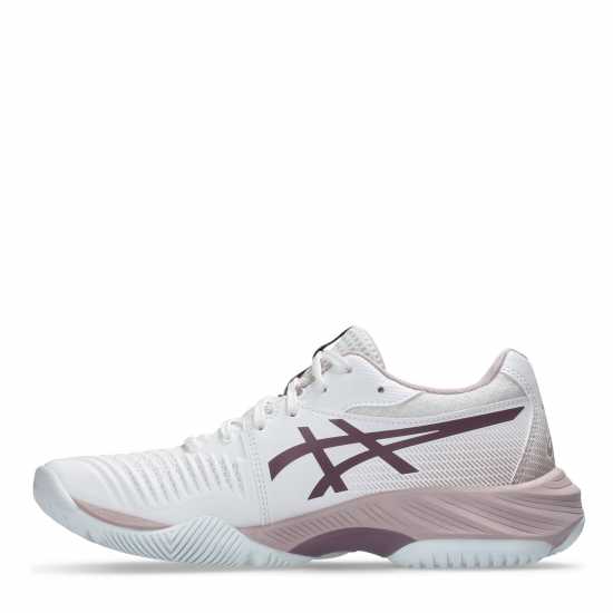 Asics Netburner Ballistic Ff 3 Netball Shoes Бяло / Водорасло роза Дамски маратонки