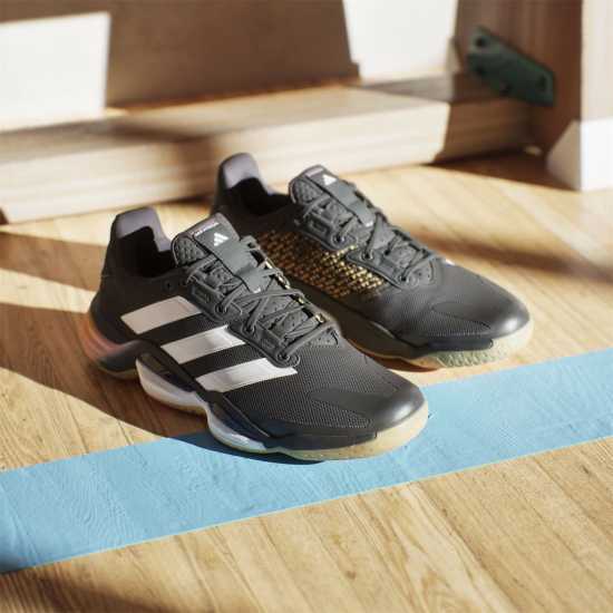 Adidas Stabil 16 Indoor Shoes Mens Черно/Нула Мет 