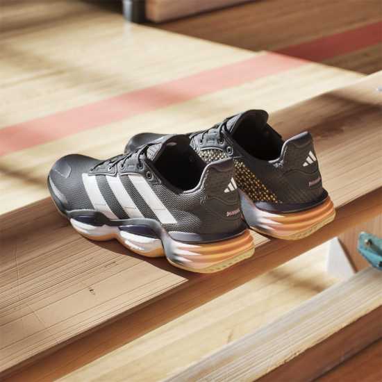 Adidas Stabil 16 Indoor Shoes Mens Черно/Нула Мет 