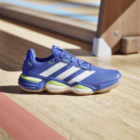 Adidas Stabil 16 Indoor Shoes Mens Люк Синьо/Бяло Мъжки маратонки