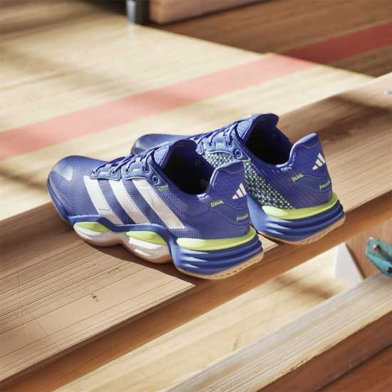 Adidas Stabil 16 Indoor Shoes Mens Люк Синьо/Бяло Мъжки маратонки