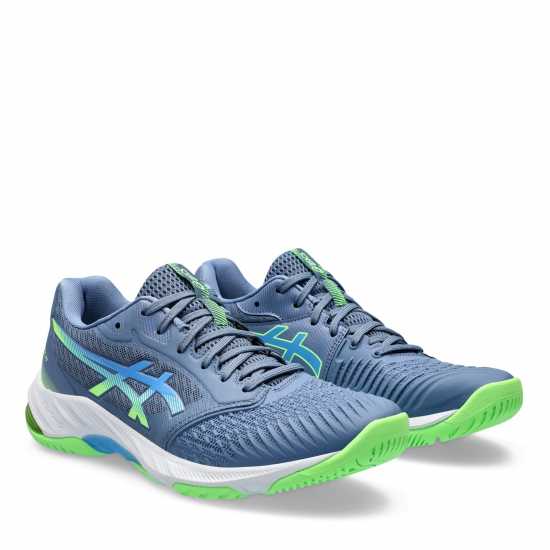 Asics Netball Ballistic FF Men's Indoor Court Shoes Dnm Blue/Wtrsc Мъжки маратонки