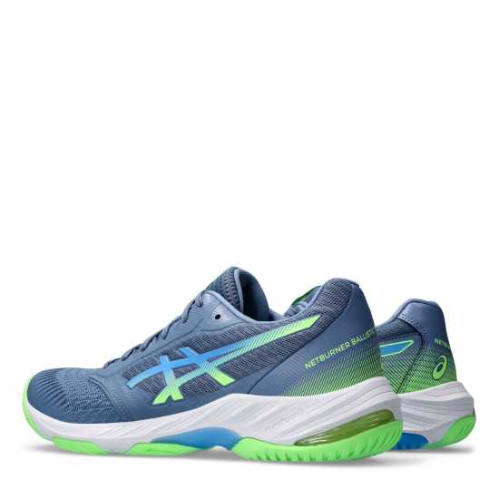 Asics Netball Ballistic FF Men's Indoor Court Shoes Dnm Blue/Wtrsc Мъжки маратонки