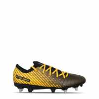 Kooga Мъжки Бутонки За Ръгби Rapid Mens Rugby Boots Черно/Оранжево 