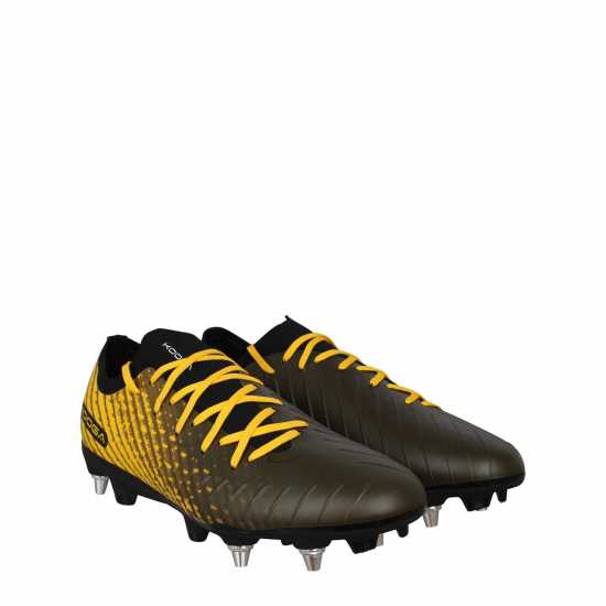 Kooga Мъжки Бутонки За Ръгби Rapid Mens Rugby Boots Черно/Оранжево 