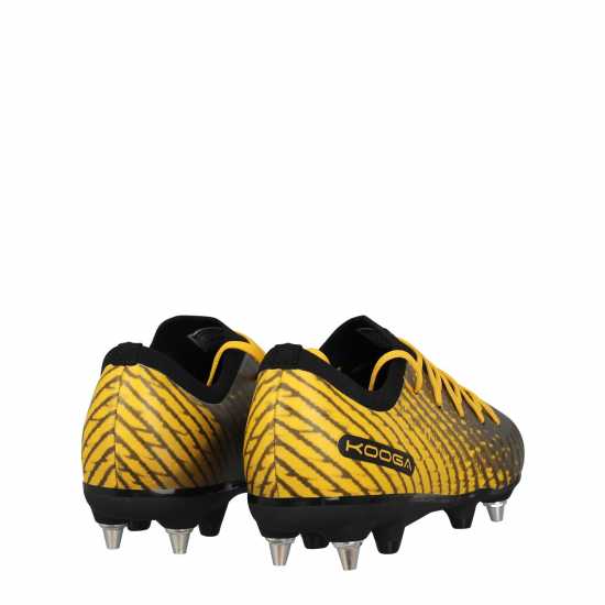 Kooga Мъжки Бутонки За Ръгби Rapid Mens Rugby Boots Черно/Оранжево 