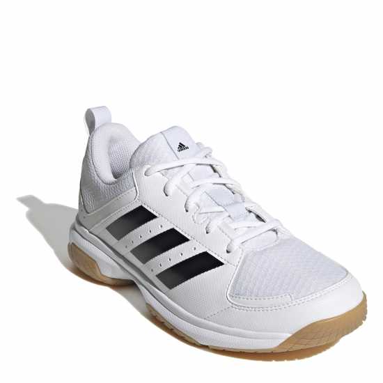 adidas Ligra 7 Women's Indoor Court Trainers White/Black Дамски маратонки