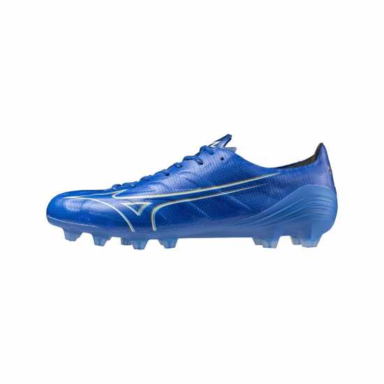 Mizuno Alpha Elite Firm Ground Football Boots Лазерно синьо/Бяло Ръгби