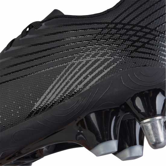 Canterbury Stampede Groundbreak Team Soft Ground Rugby Boots Черно/сребро 