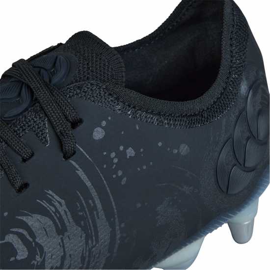 Canterbury Phoenix Genesis Elite Soft Ground Rugby Boots Черно/сребро Ръгби