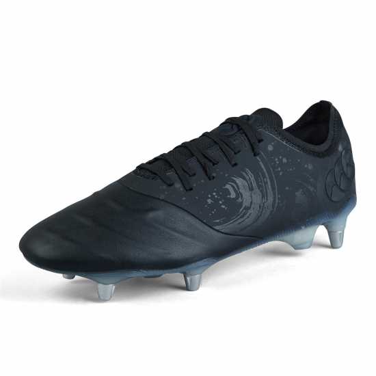 Canterbury Phoenix Genesis Elite Soft Ground Rugby Boots Черно/сребро Ръгби