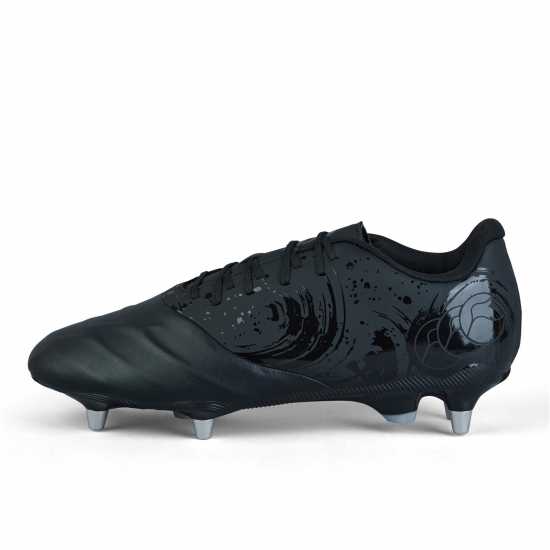 Canterbury Phoenix Team Soft Ground Rugby Boots Черно/сребро Ръгби