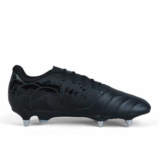 Canterbury Phoenix Team Soft Ground Rugby Boots Черно/сребро Ръгби