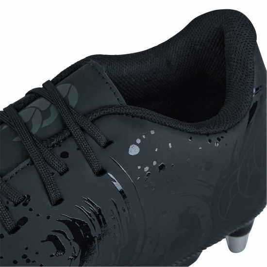 Canterbury Phoenix Team Soft Ground Rugby Boots Черно/сребро Ръгби