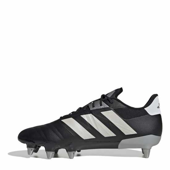 Adidas Kakari Rs Soft Ground Rugby Boots Черно/сребро 