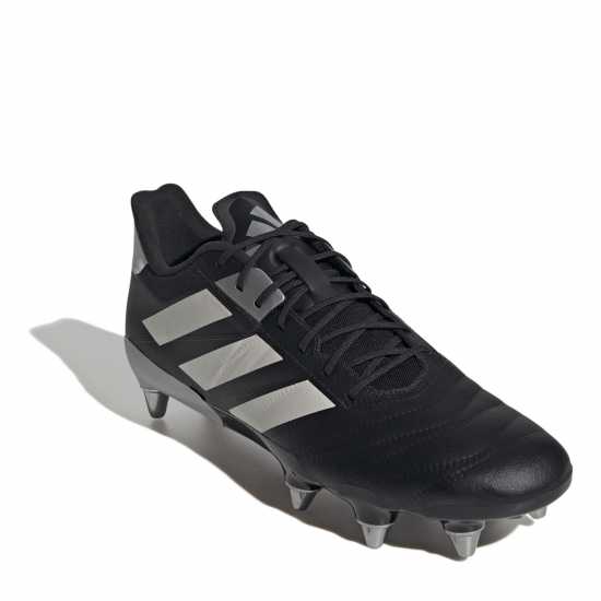 Adidas Kakari Rs Soft Ground Rugby Boots Черно/сребро 