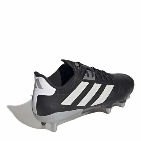 Adidas Kakari Rs Soft Ground Rugby Boots Черно/сребро 