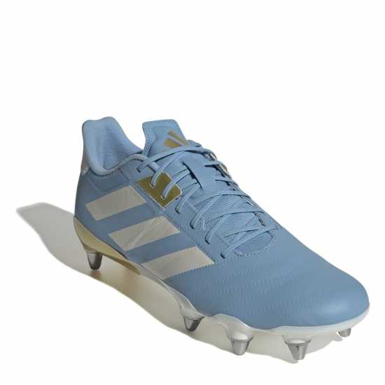 Adidas Kakari Rs Soft Ground Rugby Boots Син/Бял/Злат Ръгби