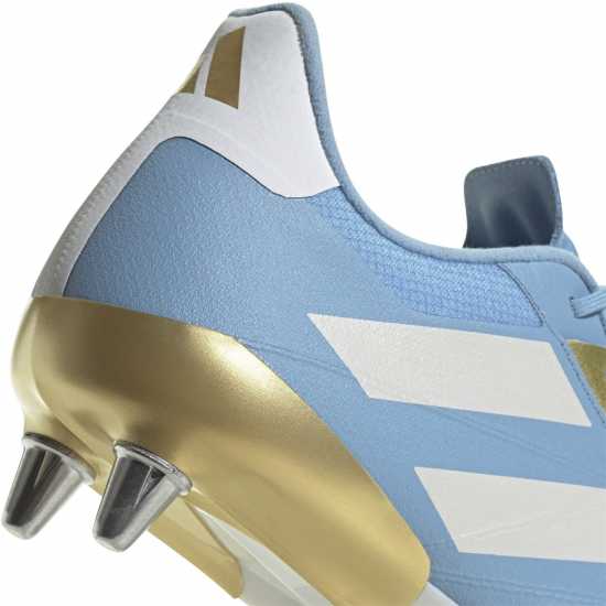 Adidas Kakari Rs Soft Ground Rugby Boots Син/Бял/Злат Ръгби