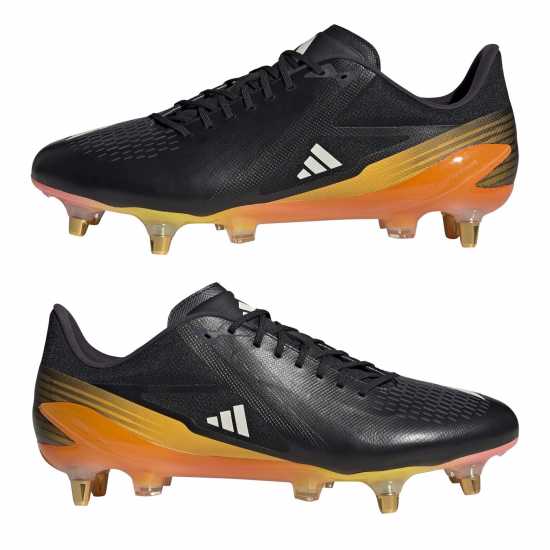 Adidas Adizero Rs15 Pro Soft Ground Rugby Boots Черно/Искра Ръгби