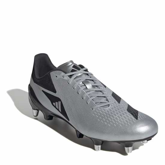 Adidas Adizero Rs15 Pro Soft Ground Rugby Boots Сребърно/Черно Ръгби