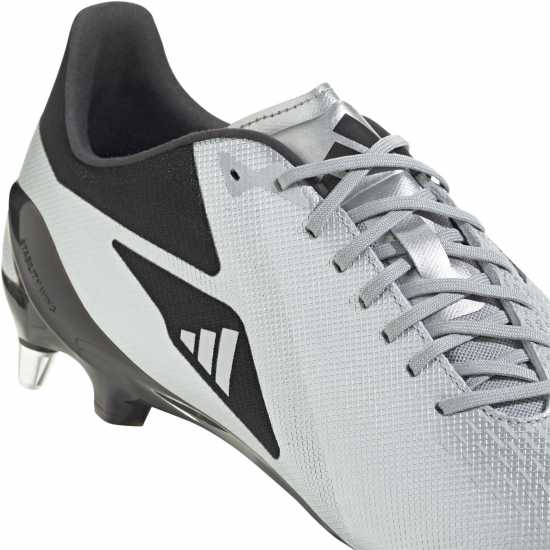 Adidas Adizero Rs15 Pro Soft Ground Rugby Boots Сребърно/Черно Ръгби