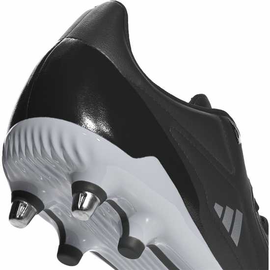 Adidas Rs15 Elite Soft Ground Rugby Boots Черно/Бяло Ръгби