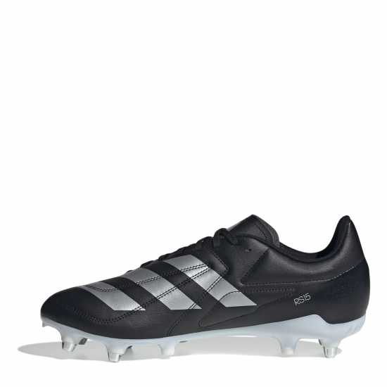 Adidas Rs15 Soft Ground Rugby Boots Черно/Бяло Ръгби