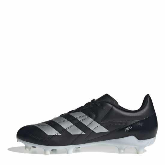 Adidas Rs15 Soft Ground Rugby Boots Черно/Бяло 