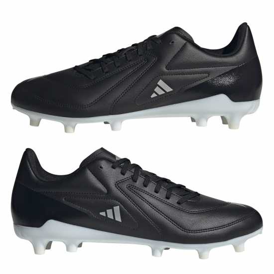 Adidas Rs15 Soft Ground Rugby Boots Черно/Бяло 