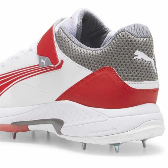 Puma 24.1 Cricket Bowling Shoes Бяло/Червено/Буря Крикет