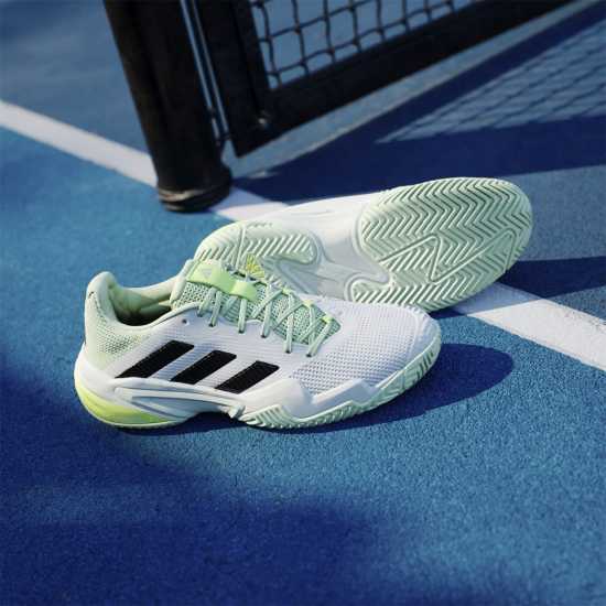 Adidas Barricade 13 Tennis Shoes Бяло/Черно/Зелено Мъжки тенис маратонки