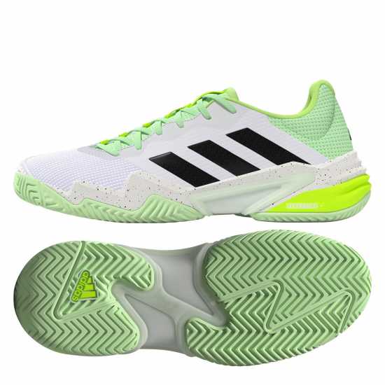 Adidas Barricade 13 Tennis Shoes Бяло/Черно/Зелено Мъжки тенис маратонки