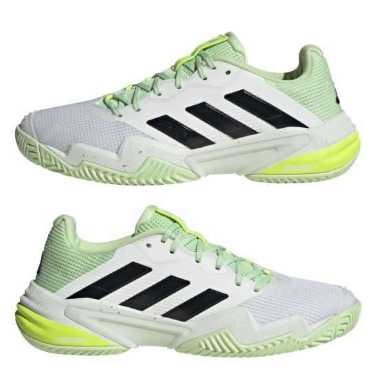 Adidas Barricade 13 Tennis Shoes Бяло/Черно/Зелено Мъжки тенис маратонки