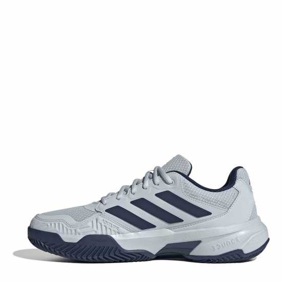 Adidas Courtjam Control 3 Clay Tennis Shoes Mens Бяло/Синьо Мъжки тенис маратонки