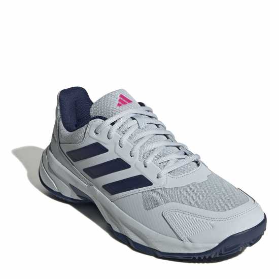 Adidas Courtjam Control 3 Clay Tennis Shoes Mens Бяло/Синьо Мъжки тенис маратонки