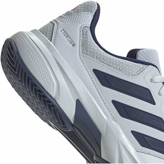 Adidas Courtjam Control 3 Clay Tennis Shoes Mens Бяло/Синьо Мъжки тенис маратонки