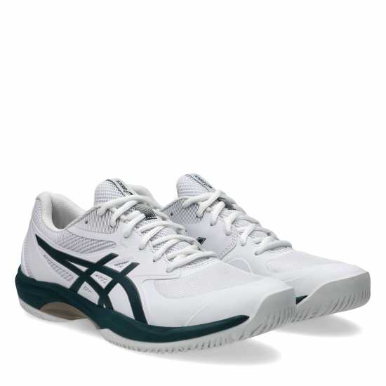 Asics Мъжки Маратонки За Тенис Game Ff Mens Tennis Shoes Бяло/Саксоно зелено Мъжки тенис маратонки