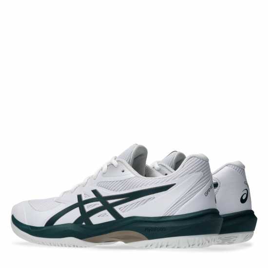 Asics Мъжки Маратонки За Тенис Game Ff Mens Tennis Shoes Бяло/Саксоно зелено Мъжки тенис маратонки