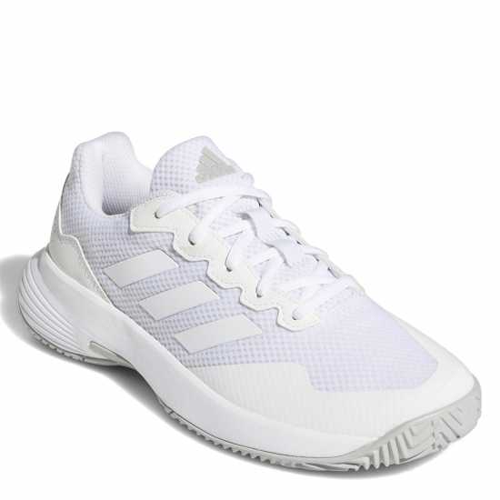 Adidas Мъжки Маратонки За Тенис Game Court 2.0 Womens Tennis Shoes F.Бял/Сив Два 