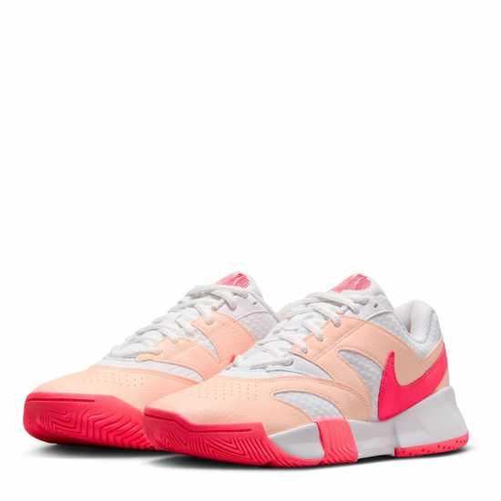 Nike Court Lite 4 Women's Tennis Shoes Бяло/Горко Пунч Тенис маратонки