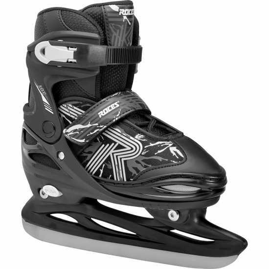 Roces Jockey Ice Skates Junior Boys Черно бяло Кънки за лед