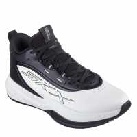 Skechers Pure Klutch Basketball Trainers Mens Бяло/Черно Баскетболни маратонки