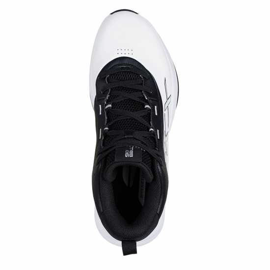 Skechers Pure Klutch Basketball Trainers Mens Бяло/Черно Баскетболни маратонки