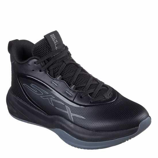 Skechers Pure Klutch Basketball Trainers Mens Черно/Черно Баскетболни маратонки