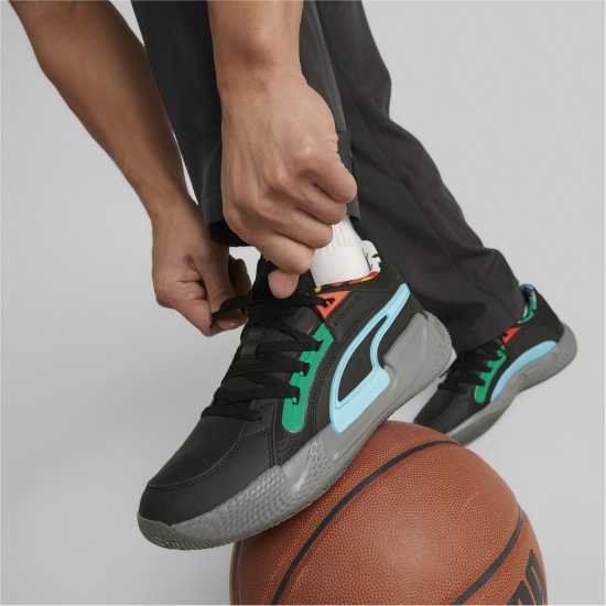 Puma Court Rider Chaos Block Party Basketball Trainers Mens  Мъжки баскетболни маратонки