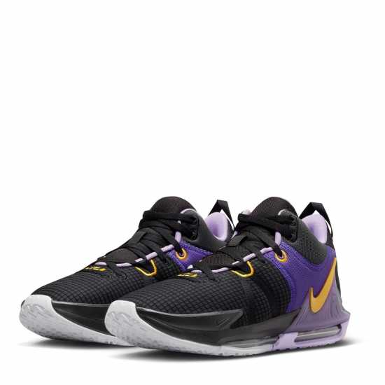 Nike Lebron Witness 7 Basketball Shoes Black/Gold/Purp Мъжки баскетболни маратонки