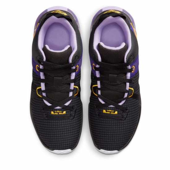 Nike Lebron Witness 7 Basketball Shoes Black/Gold/Purp Мъжки баскетболни маратонки